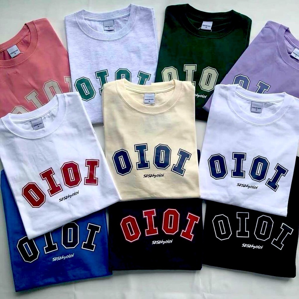 OIOI 2022 Signature T-shirt. What a classic Korean style T-shirt!